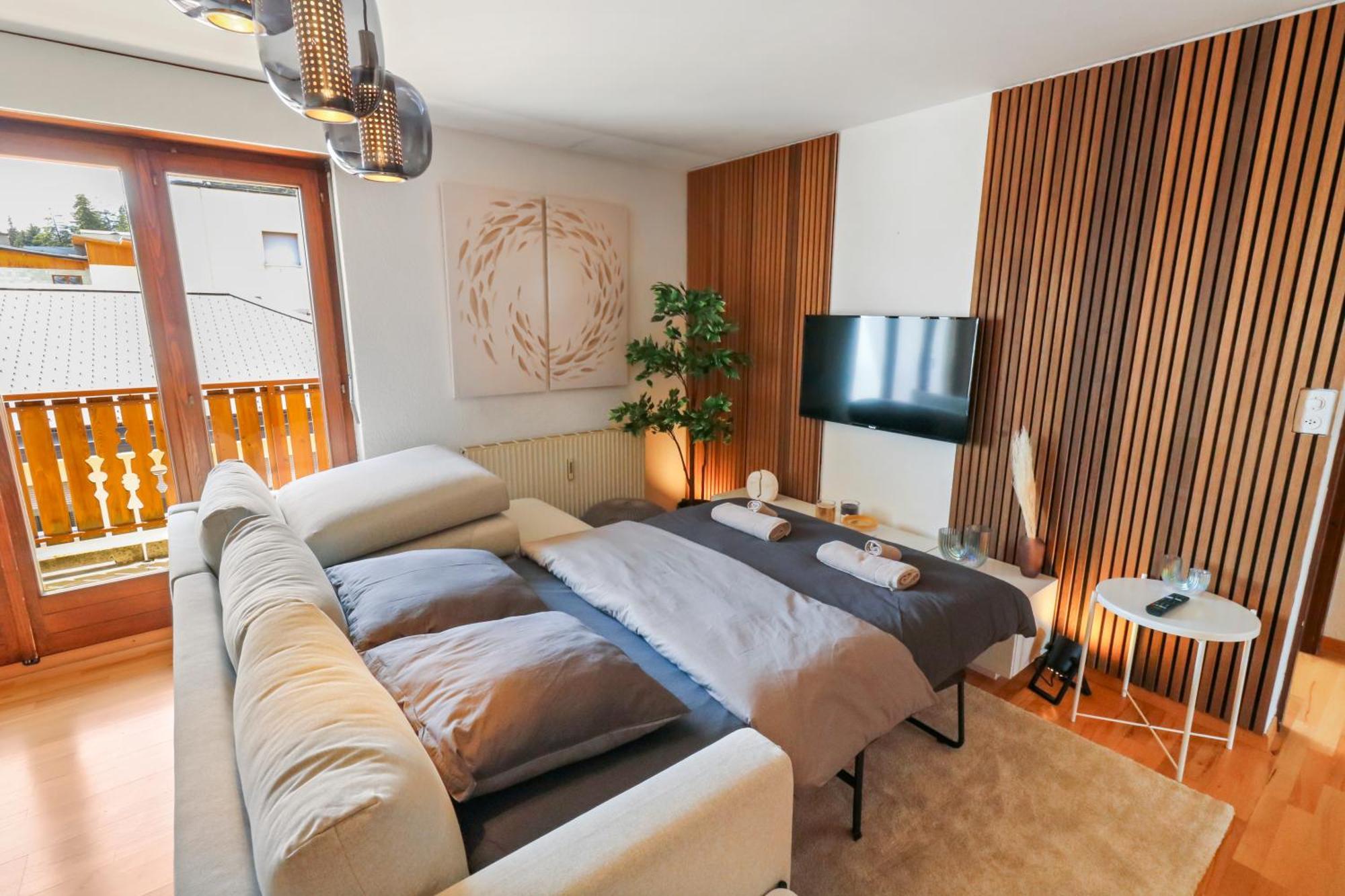 Logement Chaleureux Au Coeur De La Station クラン エクステリア 写真